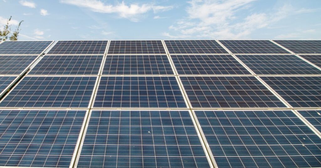 Rooftop solar panels